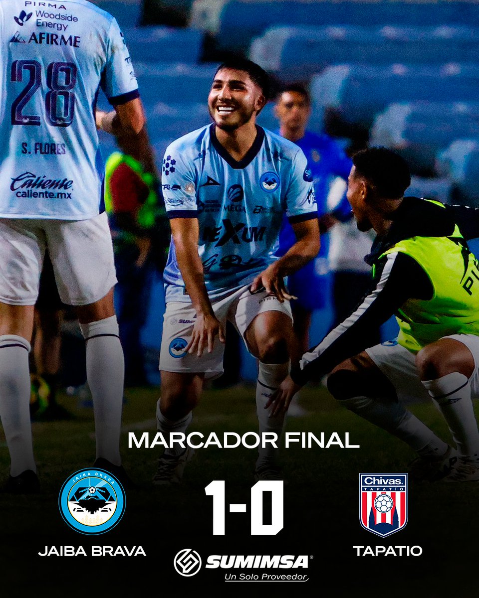 90+7' ⏱️ |  ¡MARCADOR FINAL!

🤩 ¡GANOOOOOOOOOOOOOOOOOOO LA JAIBAAA BRAVAAA! 🔥

👊🏻 ¡LOS 3️⃣ PUNTOS SE QUEDAN EN CASA! 

#Inquebrantables 🦀💙