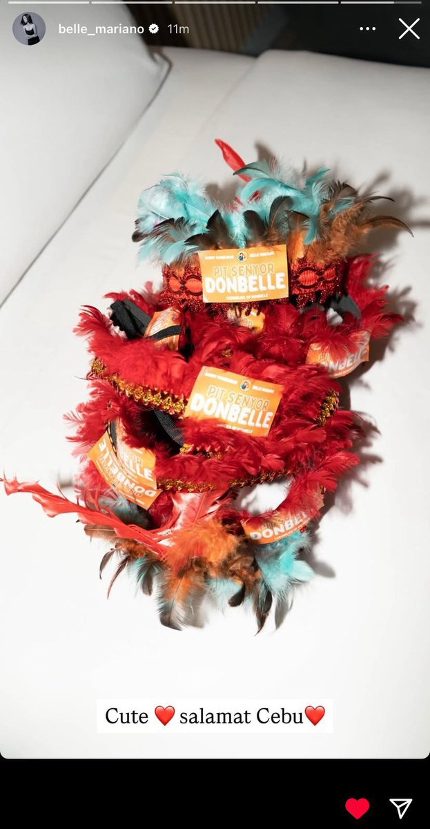 Who remembers these headdresses for Sinulog that were worn and posted by our beloved Belle? We’ve heard Ilongga bubblies prepared some for the two as well! Cute! 

Ilongga Bubblies 🤝🏻 CEBUbblies

DONBELLE CELEBRATES DINAGYANG

#DonBelleInIloilo
#SmartDinagyangwithDONBELLE