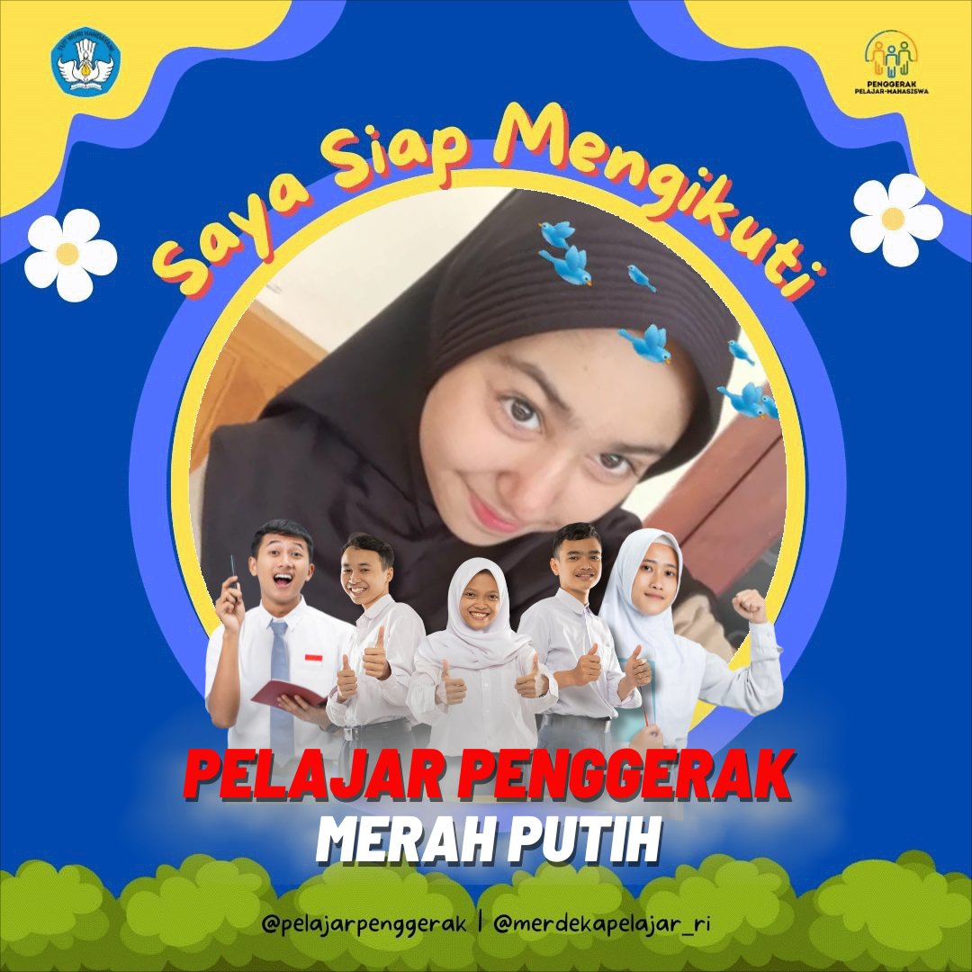 aboamroe's tweet photo. Saya, kayyasa attamimi , siap menjadi Pelajar Penggerak Merah Putih, berupaya hidup sehat, berprestasi, dan berkarakter. Siap menjadi generasi unggul tanpa kekerasan dan tanpa judi online #PelajarPenggerakMerahPutih #PelajarSehatCerdasBerkarakter #GerakanTujuhKebiasaan https://t.co/EOuDRUcTvJ