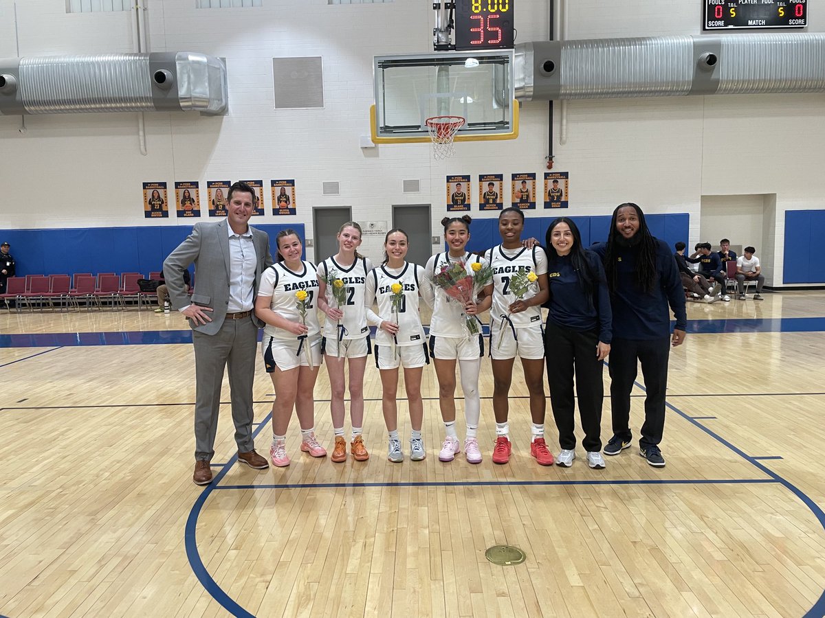 Thank seniors Alexis, Rylie, Zoe, Aila &amp; Olivia.  Your commitment loyalty &amp; hard work in the Eagles basketball program was outstanding!  GO EAGLES!!!