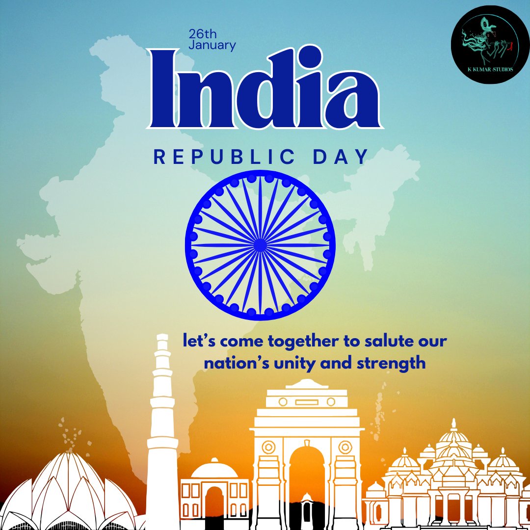 kumar_studios's tweet photo. "United we stand, united we shine. Wishing you a Happy Republic Day! #RepublicDayWishes #IndianUnity #ProudToBeIndian" https://t.co/1MV6OSNflm