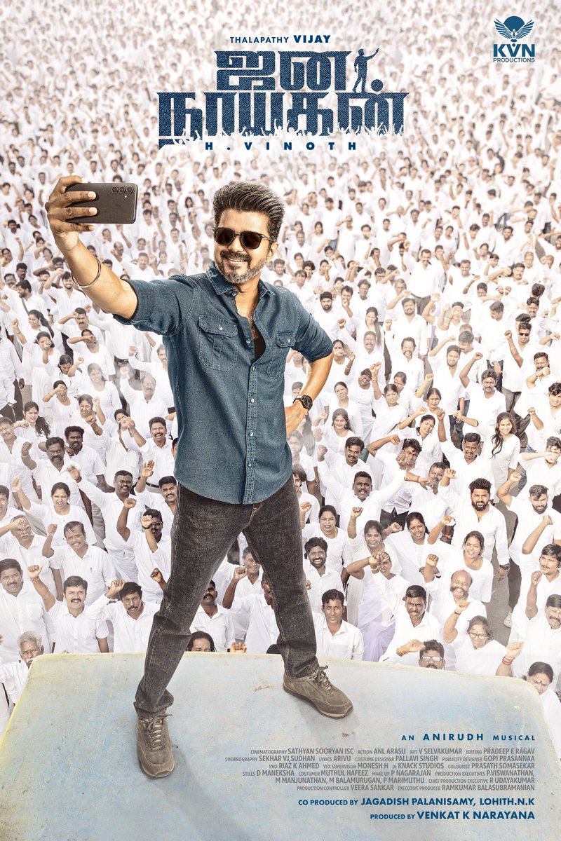 #Thalapathy69 is #JanaNayagan 😎