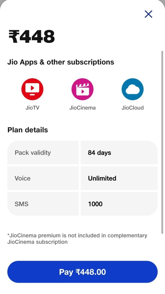 stufflistings's tweet photo. New Jio Plans
No data, only calling and messages.
#RelianceJio #Telecom https://t.co/xBM7DCKuD9