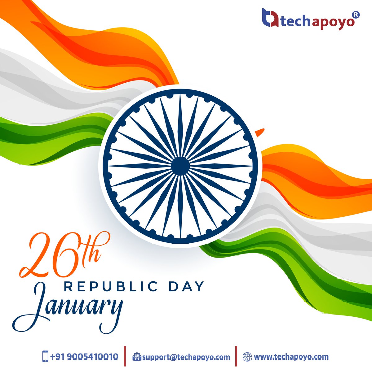 techApoyo's tweet photo. Happy 76th Republic Day 2025

Download App  https://t.co/GamZyhghiB…

Call Us:- +919005410010

#RepublicDay #Republic #republicdayparade #india #indian #republicdaycelebration #JaiHind #freedom #incredibleindia #indianflag #republicdayofindia #proudindian https://t.co/vs9KrXvKGQ