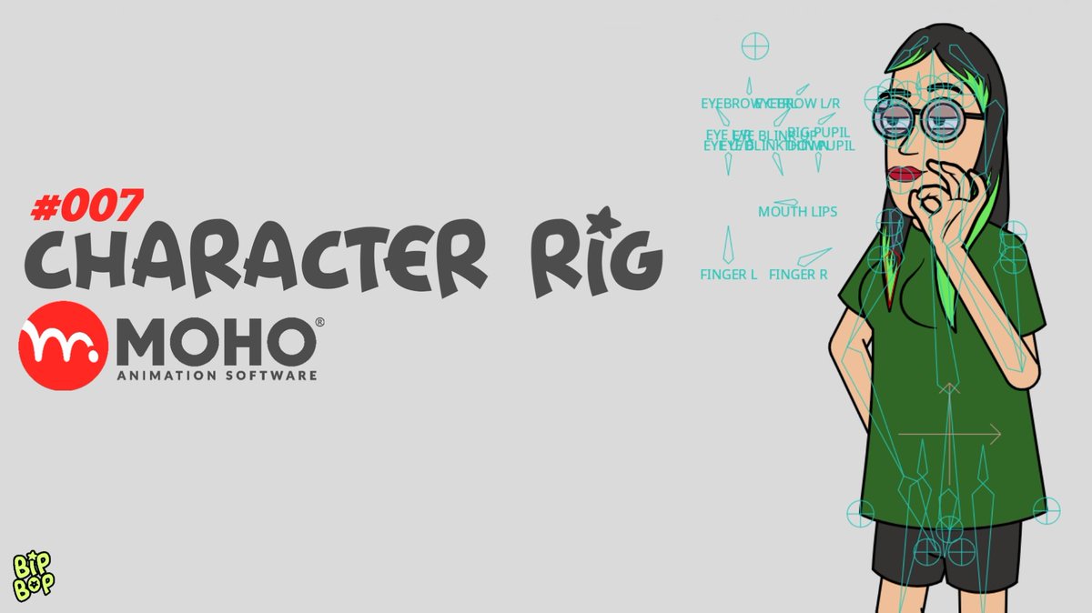 Billie Eilish rigged with Moho Pro
bipbop77.gumroad.com/l/Billiech007

#BillieEilish #characterdesign #animation #mohopro #rigging