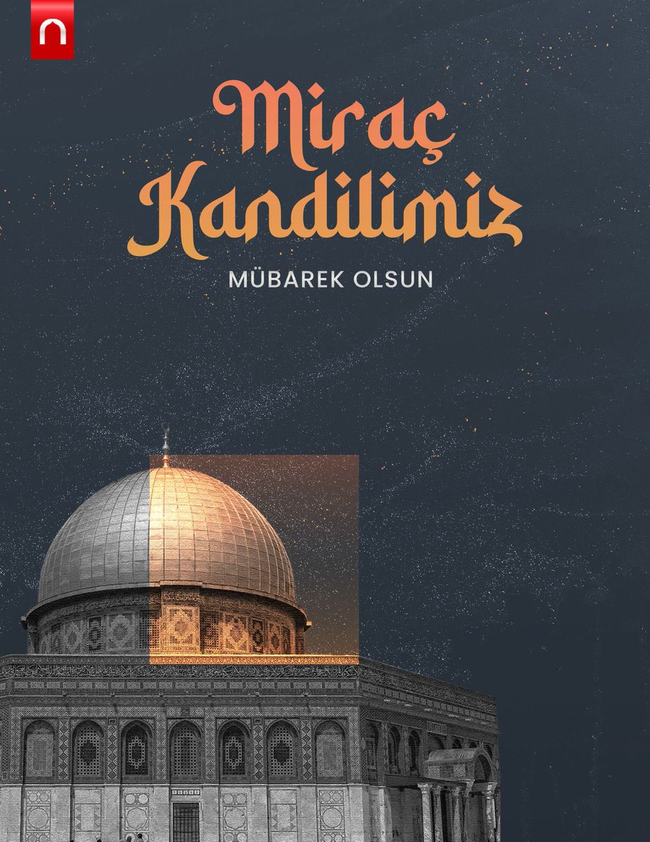 onderihl's tweet photo. 🔸”Bir gece, kendisine ayetlerimizden bir kısmını gösterelim diye (Muhammed) kulunu Mescid-i Haram’dan, çevresini mübarek kıldığımız Mescid-i Aksa’ya götüren Allah noksan sıfatlardan münezzehtir; O, hakkıyla işitendir, hakkıyla görendir.”

| İsra, 1

▫️Miraç kandilimiz mübarek olsun.🤲🏻

#MiraçKandili
