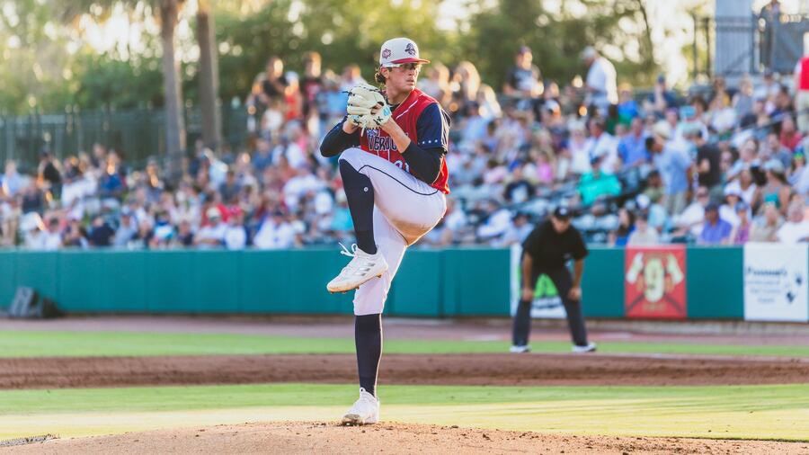 GAPeachesMLD's tweet photo. Trevor Harrison:

Harrison was someone who I just recently found out about but compare his stuff with the coaching and development that is the Tampa Bay Rays, felt like a no-brainer to pick him up. Regardless if he can throw enough strikes to stick in the rotation, he at the least should make for a really good bullpen arm.
