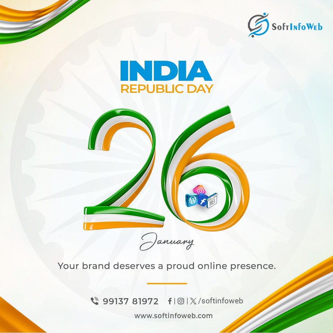softinfoweb's tweet photo. Your brand deserves a proud online presence.
#IndiaRepublicDay https://t.co/mDxEbWvPXF