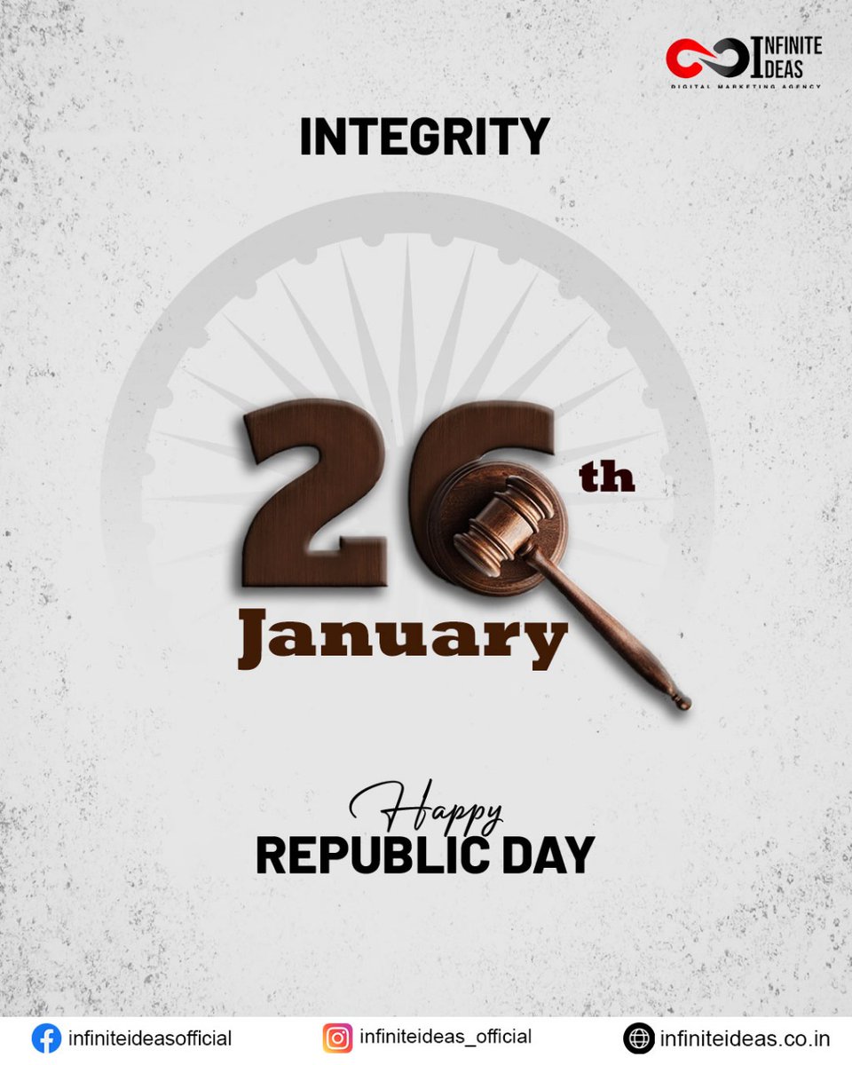 infiniteideas21's tweet photo. Let’s cherish the ideals of our Republic and work together for a brighter India. Happy Republic Day to everyone.❤️🇮🇳
.
.
.
#RepublicDay #JaiHind #26January #Patriotism #NationalPride #Constitution #Democracy #VandeMataram #InfiniteIdeasOfficial https://t.co/veATii0LOR