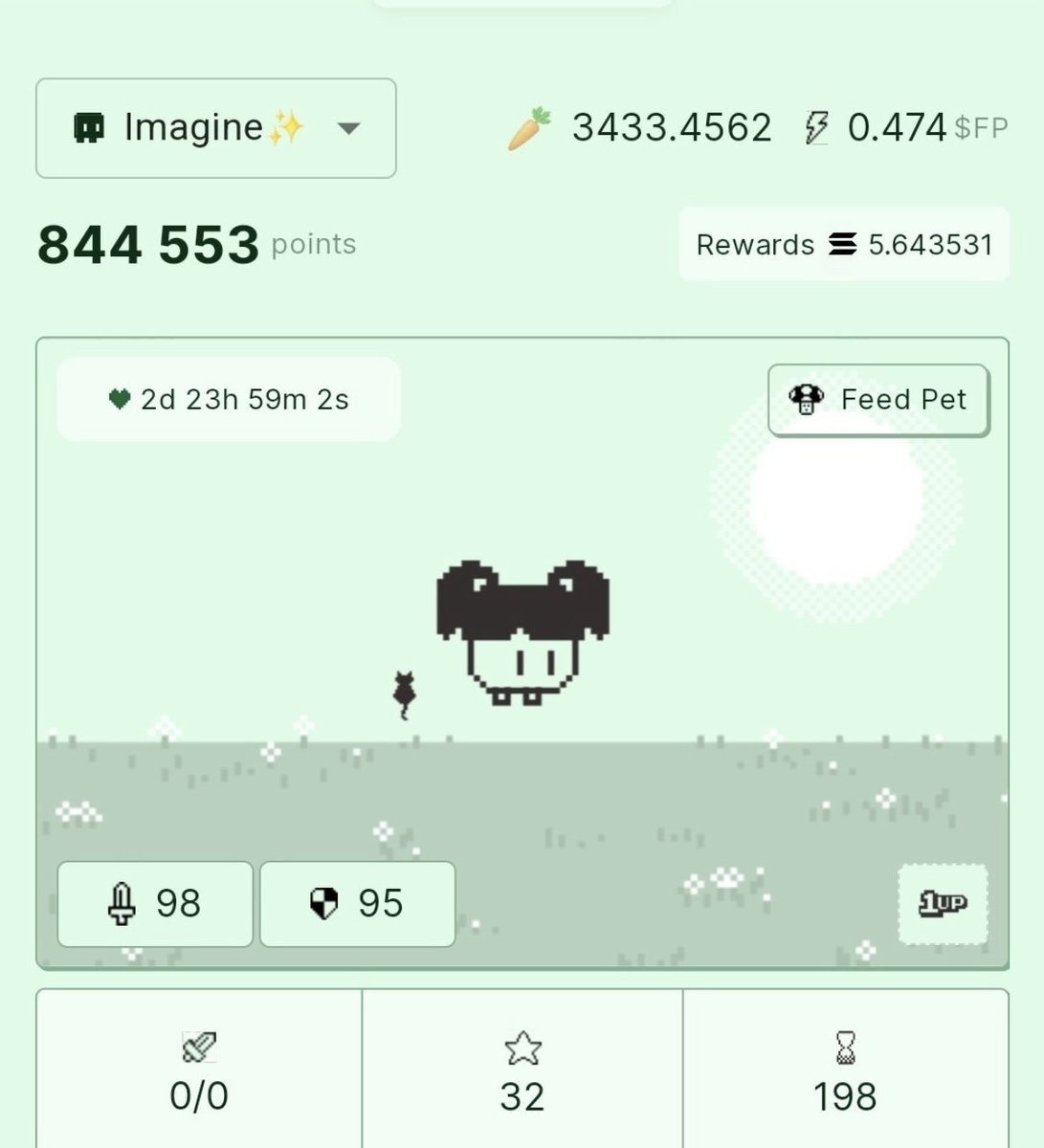Imagine feeding your agent, watching it evolve and get smarter over time, and even earning rewards when other users interact with your AI.