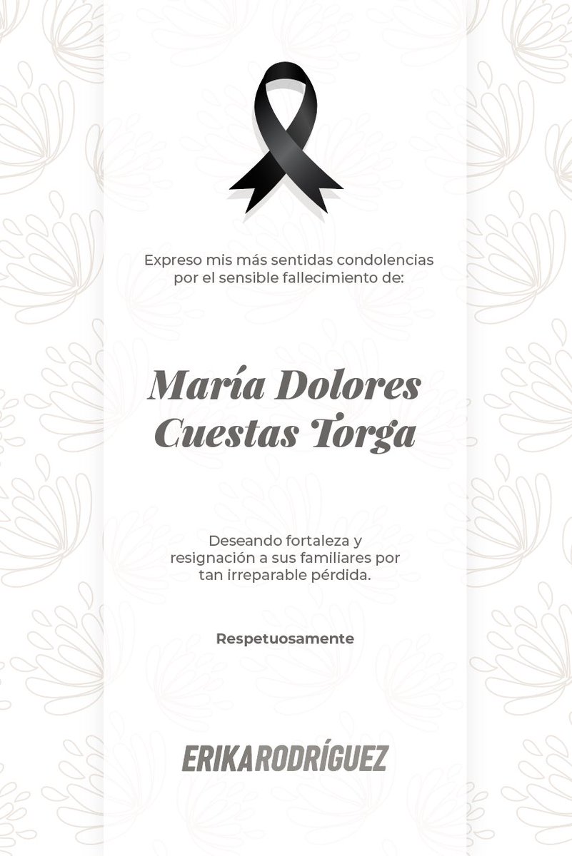 Familiares y amigos reciban mis condolencias. 🕊