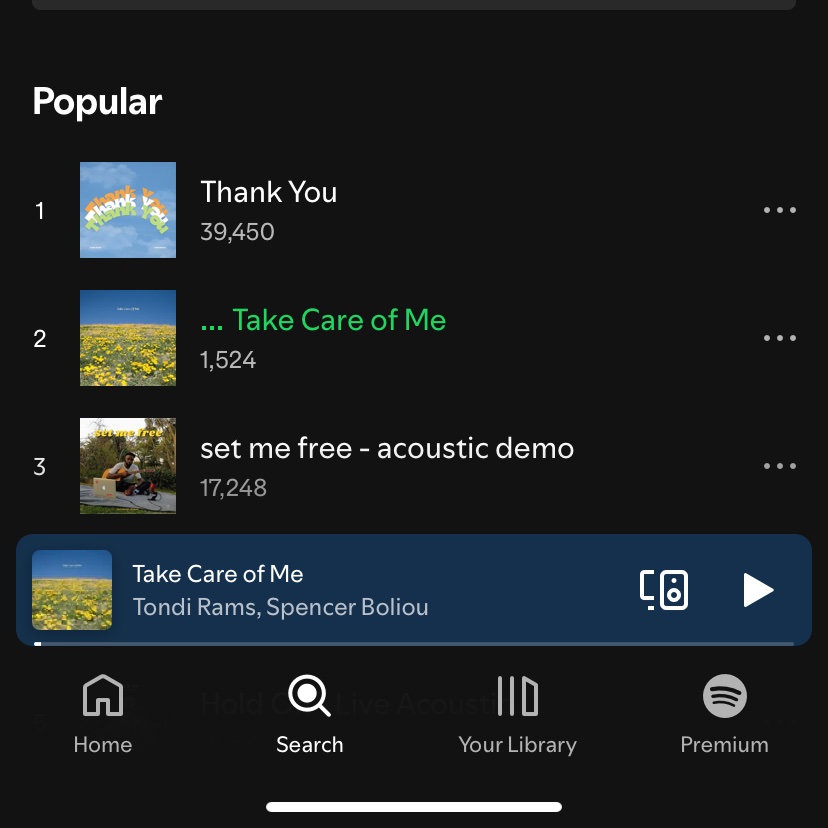 Thank you <a href="/SpotifyAfrica/">Spotify Africa</a> <a href="/Spotify/">Spotify</a>   for making me the cover of  your Redeemed Playlist, and adding #TakeCareOfMe to these editorial playlists 🙏🏾 The love on this song is real, already over 1500 streams in 3 days 🚀 #roadtoamillion 

Thank you for streaming &amp; sharing the song 🫶🏾