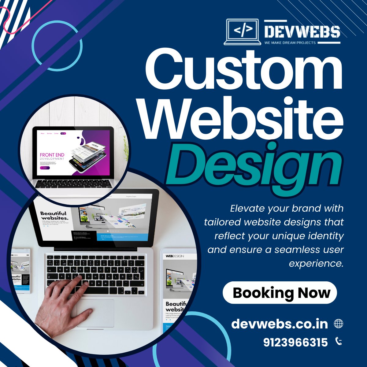 DevwebsS's tweet photo. ๐ Your business deserves a custom website that stands out!
๐ Tailored designs
๐ฑ Mobile-friendly
๐ SEO-ready
Letโs build your online success together!
๐ https://t.co/udryEvHyD1
๐ Facebook
๐ธ Instagram
๐ผ LinkedIn
#CustomWebDesign #SEO #ResponsiveWebsites #DigitalSolutions https://t.co/v95IclJKkq