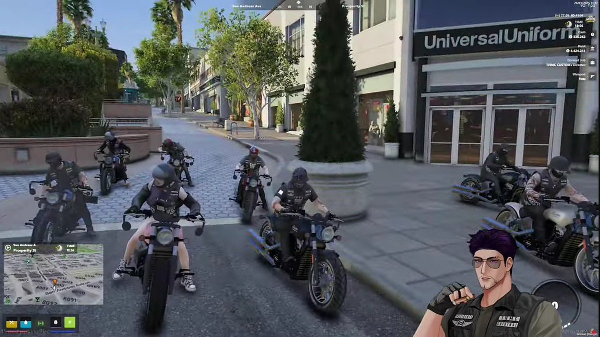 azuranshi's tweet image. #TNF Rion Kenzo “SUNDAY MORNING RIDE”

“Nano-nano sunmori, naik turun gunung, danau air terjun, down satu down banyak, mampir RS sebelum balik ke bengkel.”

#TNMC #GTAVRP #MoxieRP