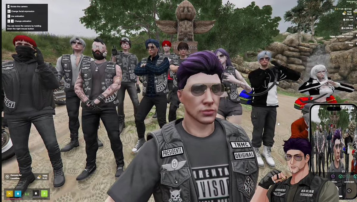 azuranshi's tweet image. #TNF Rion Kenzo “SUNDAY MORNING RIDE”

“Nano-nano sunmori, naik turun gunung, danau air terjun, down satu down banyak, mampir RS sebelum balik ke bengkel.”

#TNMC #GTAVRP #MoxieRP