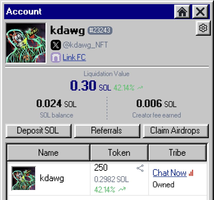 Friendtech crew…

Are we about to run it back with Tribe?

Exploring this today, expect action in the coming days