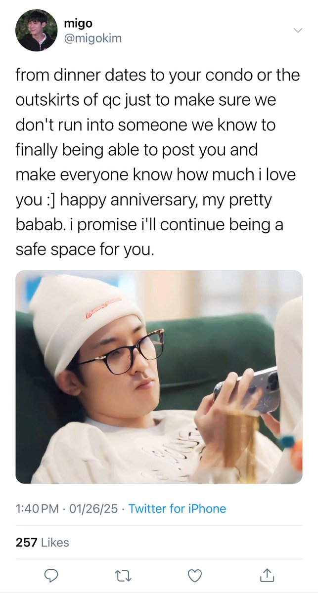 mniwonu's tweet photo. happy anniv to the mag-babab! :)🤍 https://t.co/ah0omRsBqa