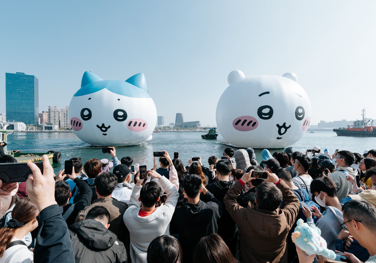 KaohsiungCity's tweet image. The worldwide popular Chiikawa has come to Kaohsiung!
The super fun #2025KaohsiungWonderland has just started and will last 23 days.
Don't miss the amazing Nighttime #LightShow, happening each evening.
Come and visit this wonderful wonderland!