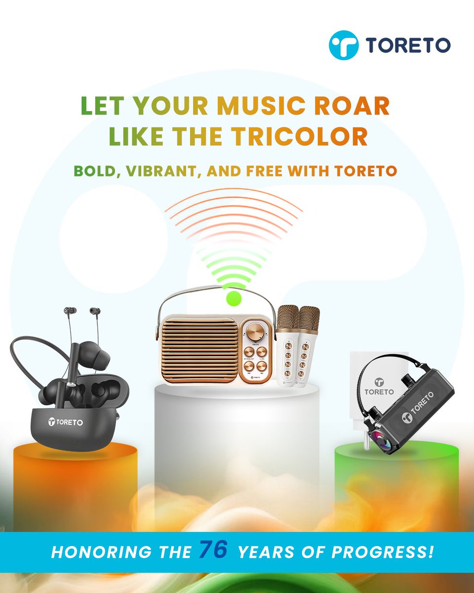 Let Patriotism Play in Retro Style! 
Celebrate 76 years of Republic Day with timeless melodies 🇮🇳   #ToretoIndia #RepublicDay2025
 #RetroMini #Toreto