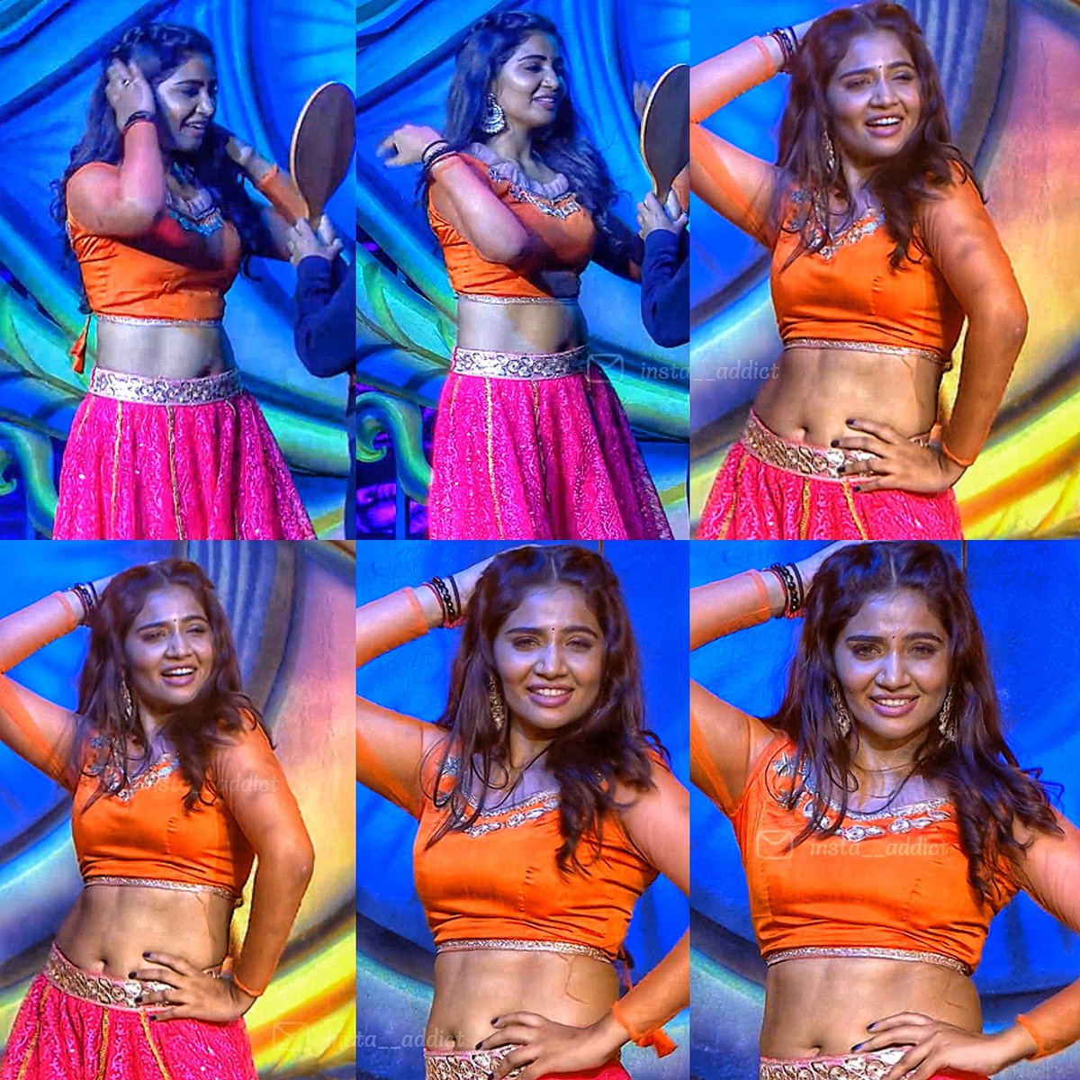 insta__addict's tweet photo. Anshitha🥯Semma thoppul kuli. Nalla vayirula iruka antha alavana koluppu semaiya kulunguthu. Her navel reminds me our thoppul maami trisha, nalla avuthu thoppul kaati nalla mood ethura. Anshitha thoppul kuliku na fan 🥵👅nakki edukanum👅💦💋 https://t.co/Qr3mN5yreR