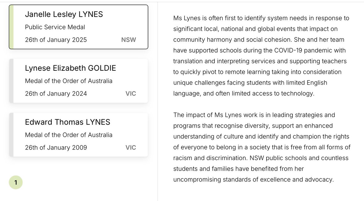 Kerrie Quee (@kerrieq) on Twitter photo So proud of our very own Multicultural Ed leader, Nell, for your Public Service Medal! So highly deserved. Congratulations 🌟 <a href="/EALDNSW/">EALDNSW</a> <a href="/NSWEducation/">NSW Dept of Education</a> <a href="/dizdarm/">Murat Dizdar</a> <a href="/TESOLoz/">Cindy Valdez</a> <a href="/AbbySaleh1/">Abby Saleh</a> <a href="/pruecar/">Prue Car MP</a> <a href="/CFlamos/">Catherine Flamos</a> <a href="/KathyPowzun/">Kathy POWZUN</a> <a href="/m_culturalnsw/">Multicultural NSW</a> #AustraliaDay2025 So proud of our very own Multicultural Ed leader, Nell, for your Public Service Medal! So highly deserved. Congratulations 🌟 <a href="/EALDNSW/">EALDNSW</a> <a href="/NSWEducation/">NSW Dept of Education</a> <a href="/dizdarm/">Murat Dizdar</a> <a href="/TESOLoz/">Cindy Valdez</a> <a href="/AbbySaleh1/">Abby Saleh</a> <a href="/pruecar/">Prue Car MP</a> <a href="/CFlamos/">Catherine Flamos</a> <a href="/KathyPowzun/">Kathy POWZUN</a> <a href="/m_culturalnsw/">Multicultural NSW</a> #AustraliaDay2025