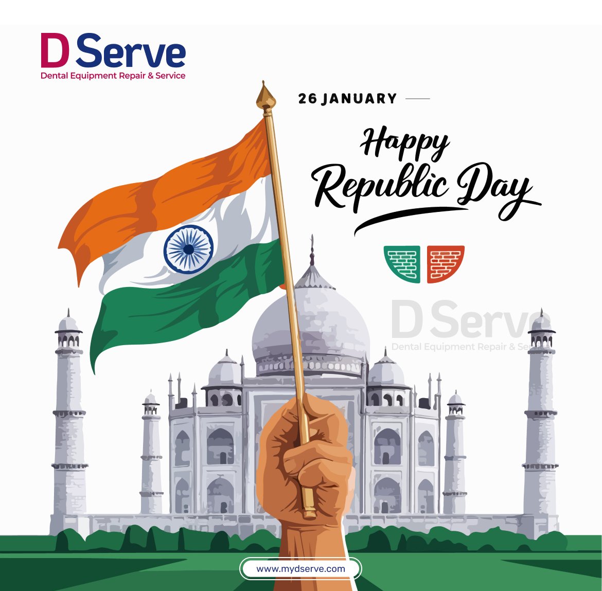 Happy Republic day to all
#india #republicday #repblicday🇮🇳 #jaihind #dservedental #dserve #dservekochi #dentalequipmentrepair #AirotorRepair #implanthandpiecerepair