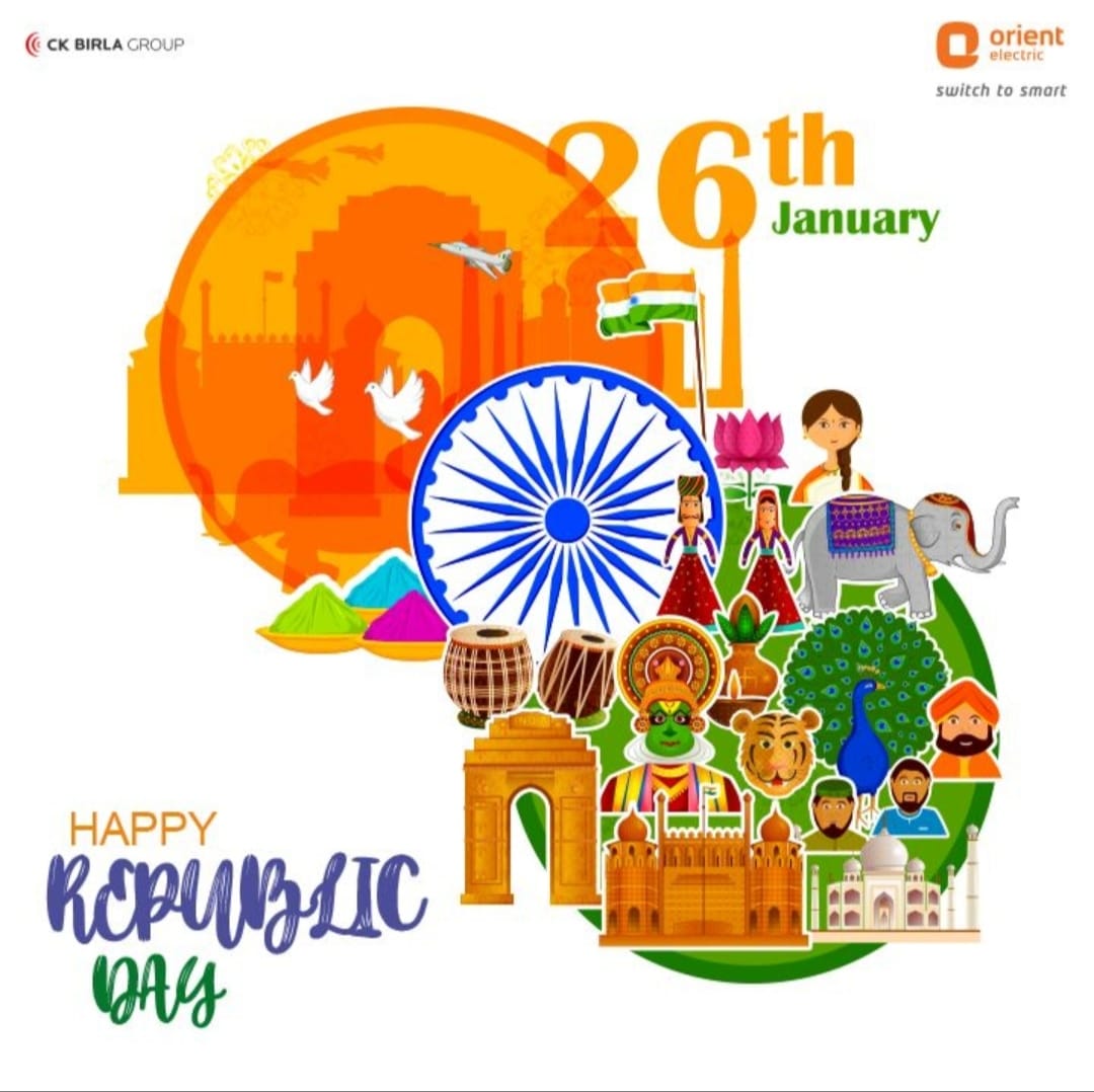 azadmzn's tweet photo. Orient Electric 
यह दिन हमें याद दिलाता है कि हमारे अधिकारों और कर्तव्यों को समझते हुए, हम अपने राष्ट्र के निर्माण में योगदान दे 
आइए, हम सभी मिलकर एक ऐसे भारत की ओर बढ़ें, जो हर दृष्टि से समृद्ध, समान और न्यायपूर्ण हो। हर छोटे प्रयास से बड़ा परिवर्तन संभव है। https://t.co/bPfqWgVx6G