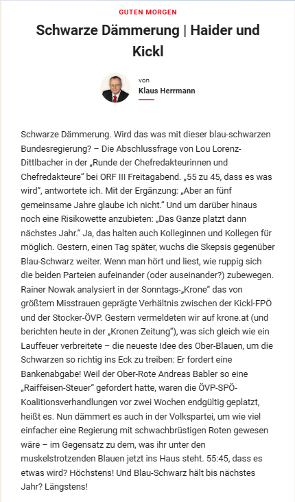piratebasewien's tweet photo. irgendwie ist die #krone ein bissl planlos.
erst machens den #babler nieder und jetzt wissens nicht, ob sie #fpövp überhaupt wollen sollen.

das problem dabei:
eine türkis-pinke-koalition kann sich der #dichand zwar wünschen aber das schreibt ned amal die krone herbei. https://t.co/TAS2ApdPPq