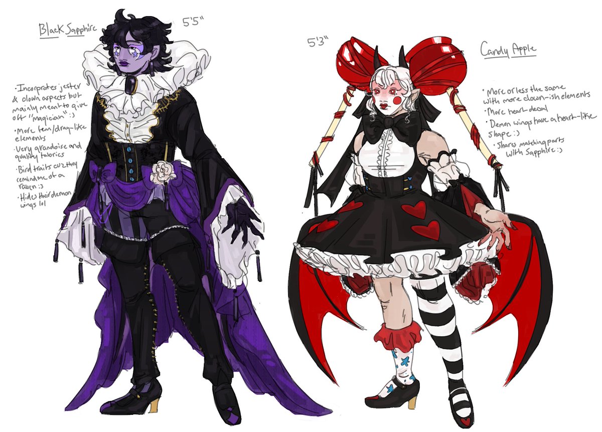 redesigns for black sapphire and candy apple + some thoughts