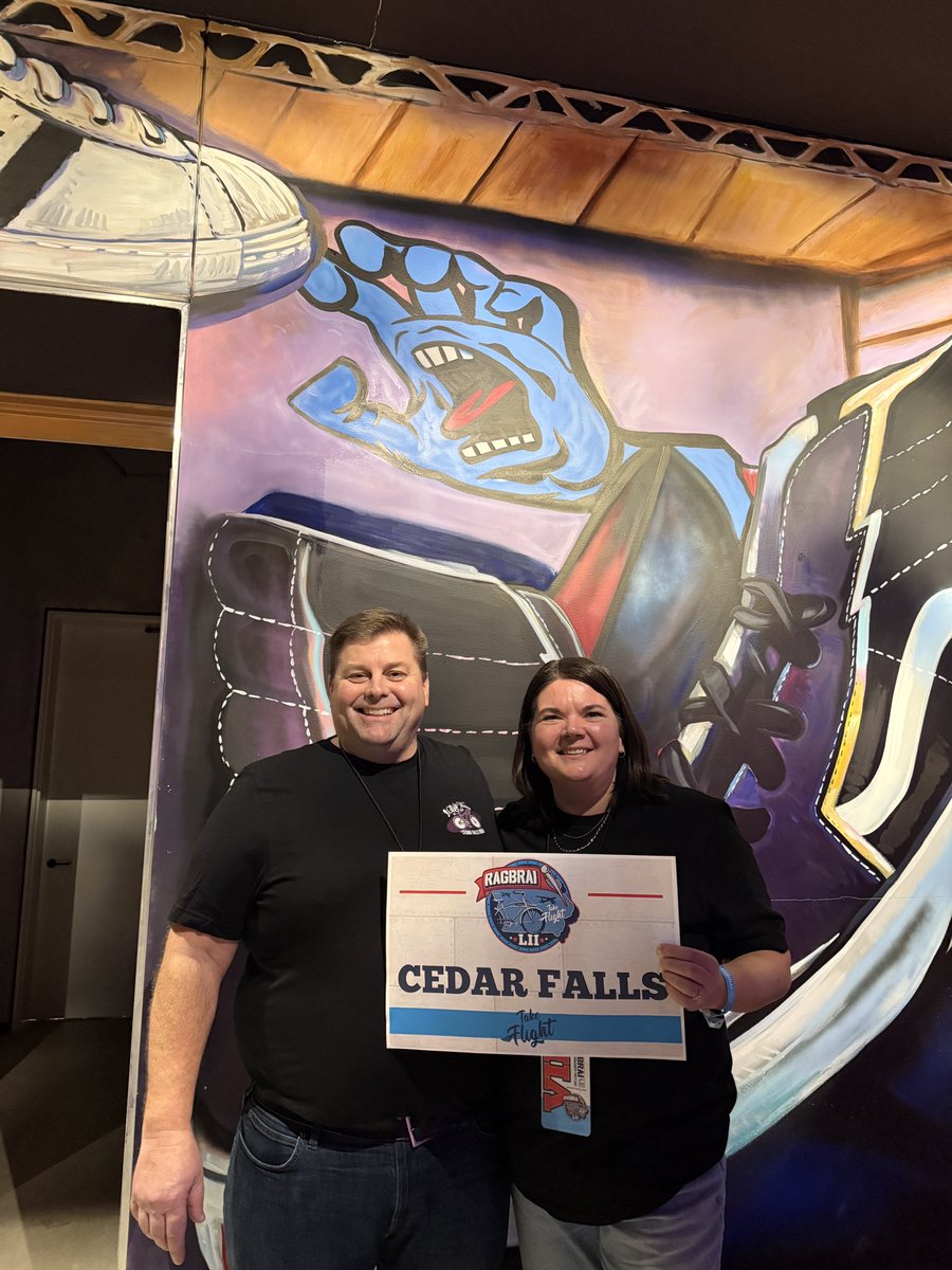 JenPickar's tweet image. Cedar Falls is thrilled to welcome RAGBRAI on Thursday, July 24! Entertainment and activities will be based in our historic Downtown District.