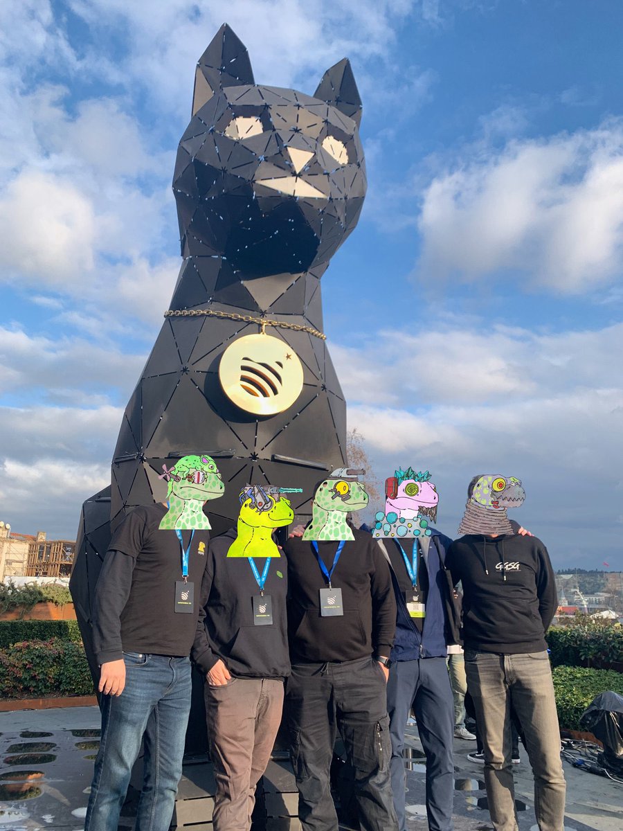 RealJackPoor's tweet photo. Wasn't expecting to make new @GalacticGeckoSG friends at #Catstanbul, but here we are!

@supersimon77 - @EastBlkOligark - @alterggecko - @spaceman_spock https://t.co/52QZbXN32o