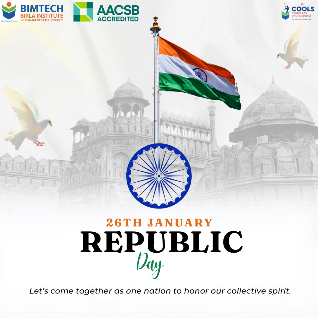 bimtech_cools's tweet photo. BIMTECH COOLS wishes you a Happy Republic Day!
We are proud to celebrate this historic day with you and honor the achievements of our nation.

#republicday #celebratingfreedom #bimtech #bimtechcools #constitutionofindia https://t.co/PH9n4EBQUw