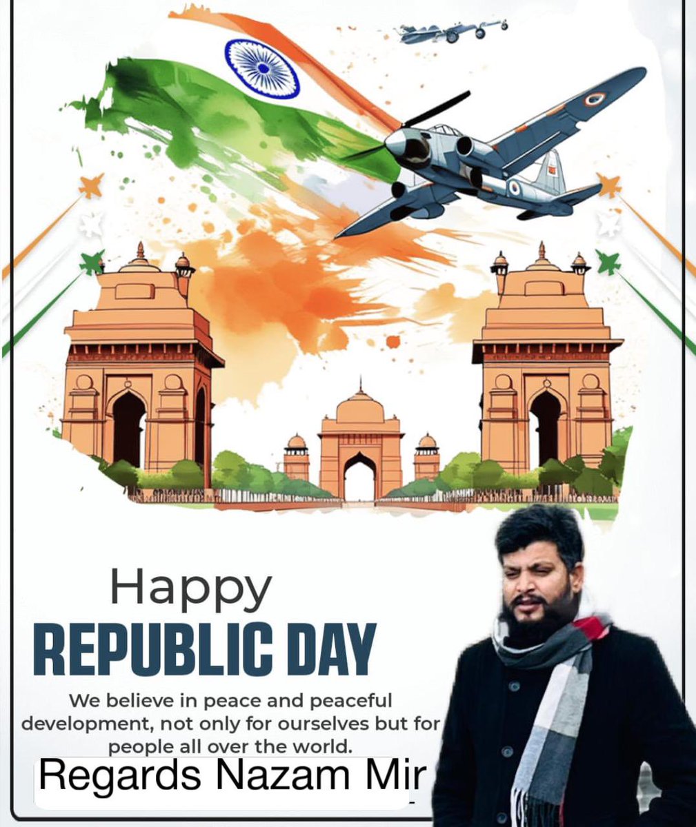 mir_nazam's tweet photo. Happy Republic Day https://t.co/gan2lqH3LV