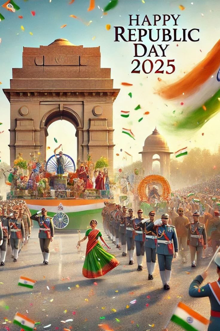 BeingSarkaustic's tweet photo. #HappyRepublicDay2025 

Let’s look forward to a glorious and prosperous year ahead for the nation 🇮🇳💯 https://t.co/0PKO8inuDV