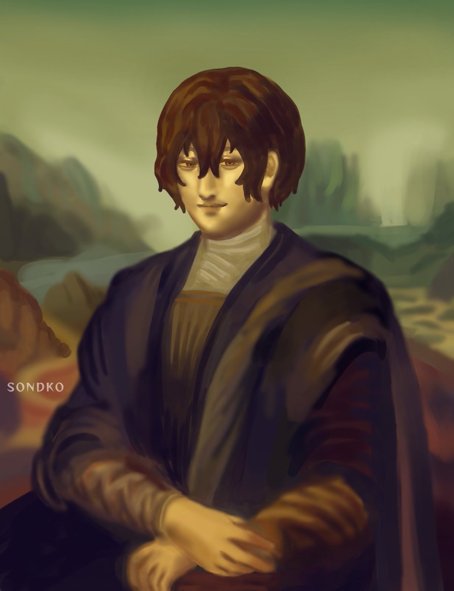 DAZAISeyes8's tweet photo. hehe doesn't look like Dazai
#bsd #bsdfanart #Dazai #Monalisa #art #ibisp https://t.co/DatrYY6ZTh