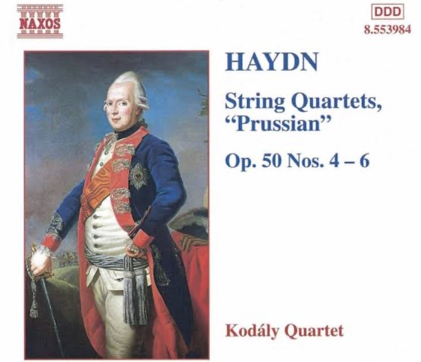 youtu.be/6xhXCRVIbGY?si…
Bu sabah Mekanlar ve Çağlar İçinde Ses’te Haydn’ın Prusya Dörtlüleri olarak bilinen 1787 tarihli iki keman bir viyola bir violensel için altı eserinden 4-5 ve 6. Olanı var: buyrun Apaçık Radyo’ya 11-12.00 arası, birlikte dinleyelim🎶🎶🎶