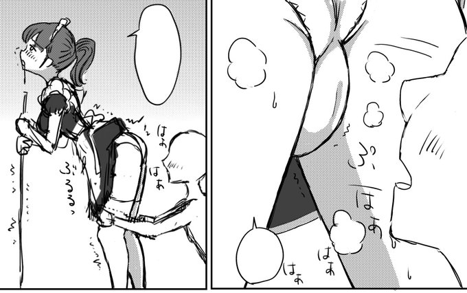 漫画進捗です。
ぱんつを堪能するご主人様 