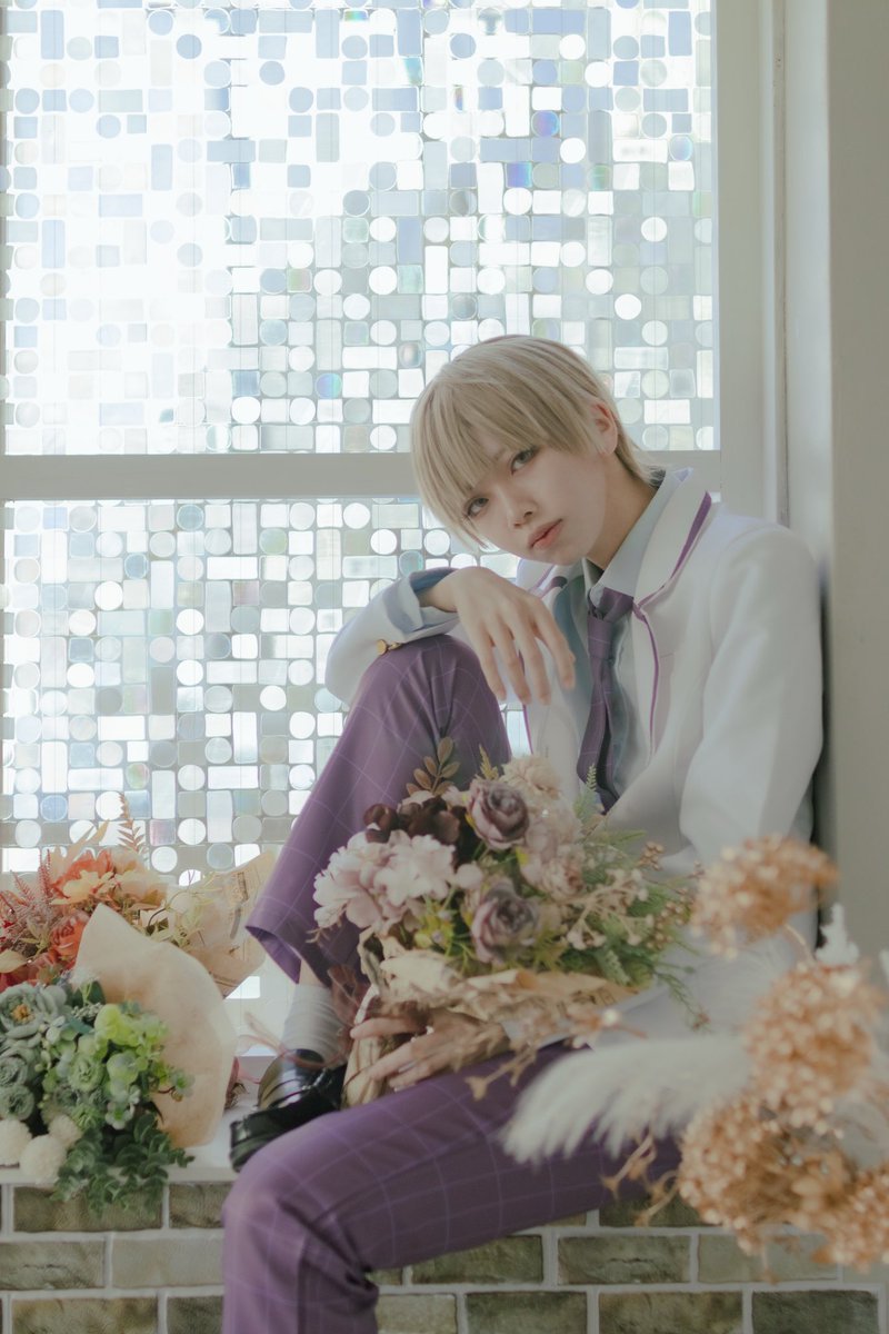 new_aho's tweet photo. cos/HQ
白布賢二郎

　　　　　　花が似合う
.
.
.
(📷あまりさん:@amanasi_96 ) https://t.co/vBkIcuWgj7