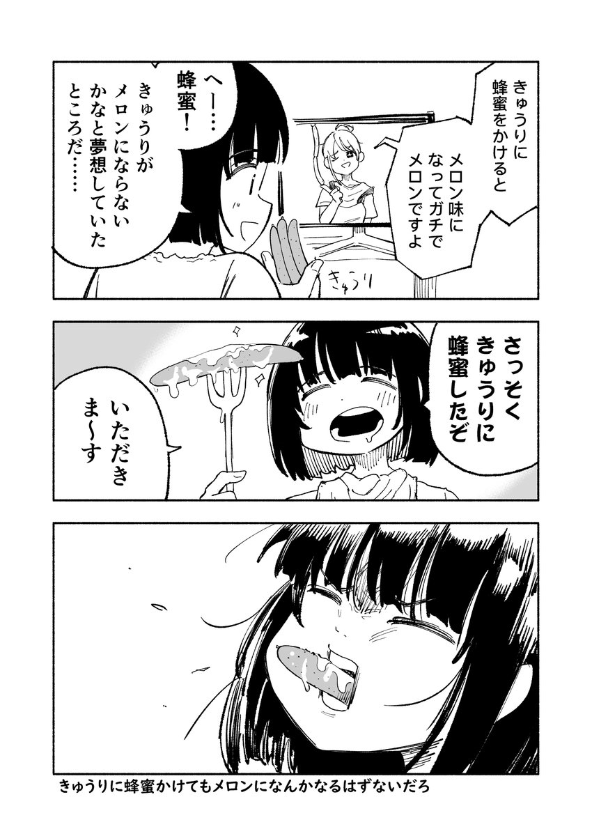 きゅうりに蜂蜜かけてもメロンになんかなるはずないだろ 