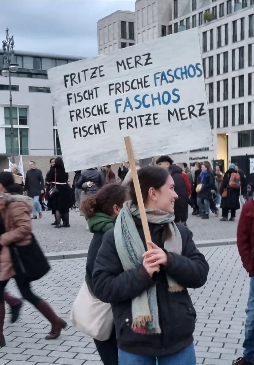Darf ich euch eines meiner Lieblingsdemoschilder vorstellen?