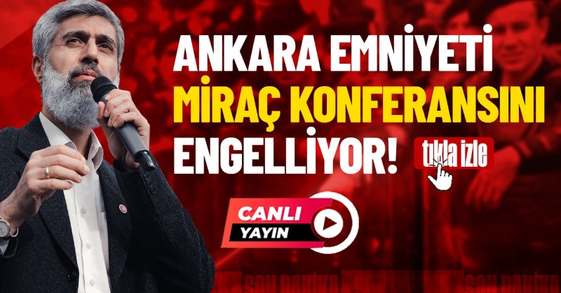 alparslankuytul's tweet photo. Alparslan Kuytul Hocaefendi'nin Ankara'da gerçekleştireceği "Miraç ve Namaz" konulu konferansına Ankara Emniyetinden engelleme!

#MiraçKandili
AlparslanHoca Ankarada
MiraçKonferansına PolisEngeli

Canlı yayını izlemek için tıklayınız:
