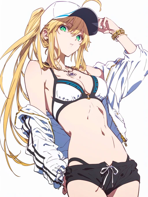 バサトリア     水着キャストリア   水着アルキャス(Artoria Caster)         #FGO #キャストリア 