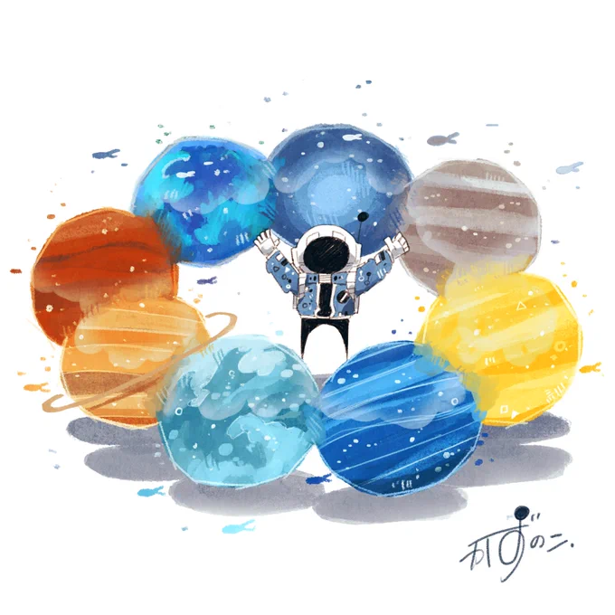 惑星ポン・デ・リング#イラスト 
