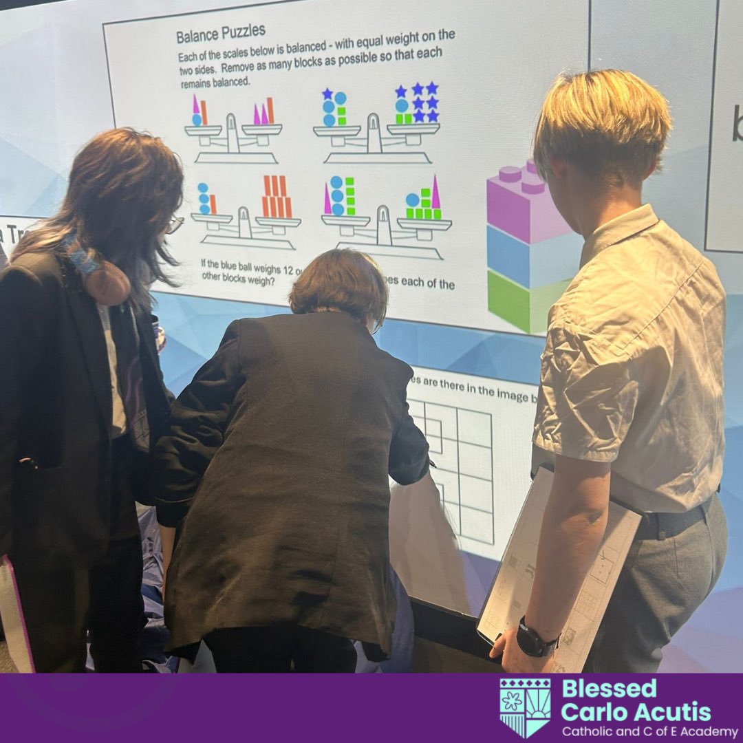 BlessedCarloA's tweet photo. Four of our fabulous year 10 students took part in the MOND trophy at @crontoncoll on Friday.
There were 15 schools, 29 teams and our incredible girls came 4th, competing in STEM challenges throughout the day.
Congratulations! 🏅 @StJosephCMAT
#perseverantia #respicio https://t.co/ZNFkEiG2ki