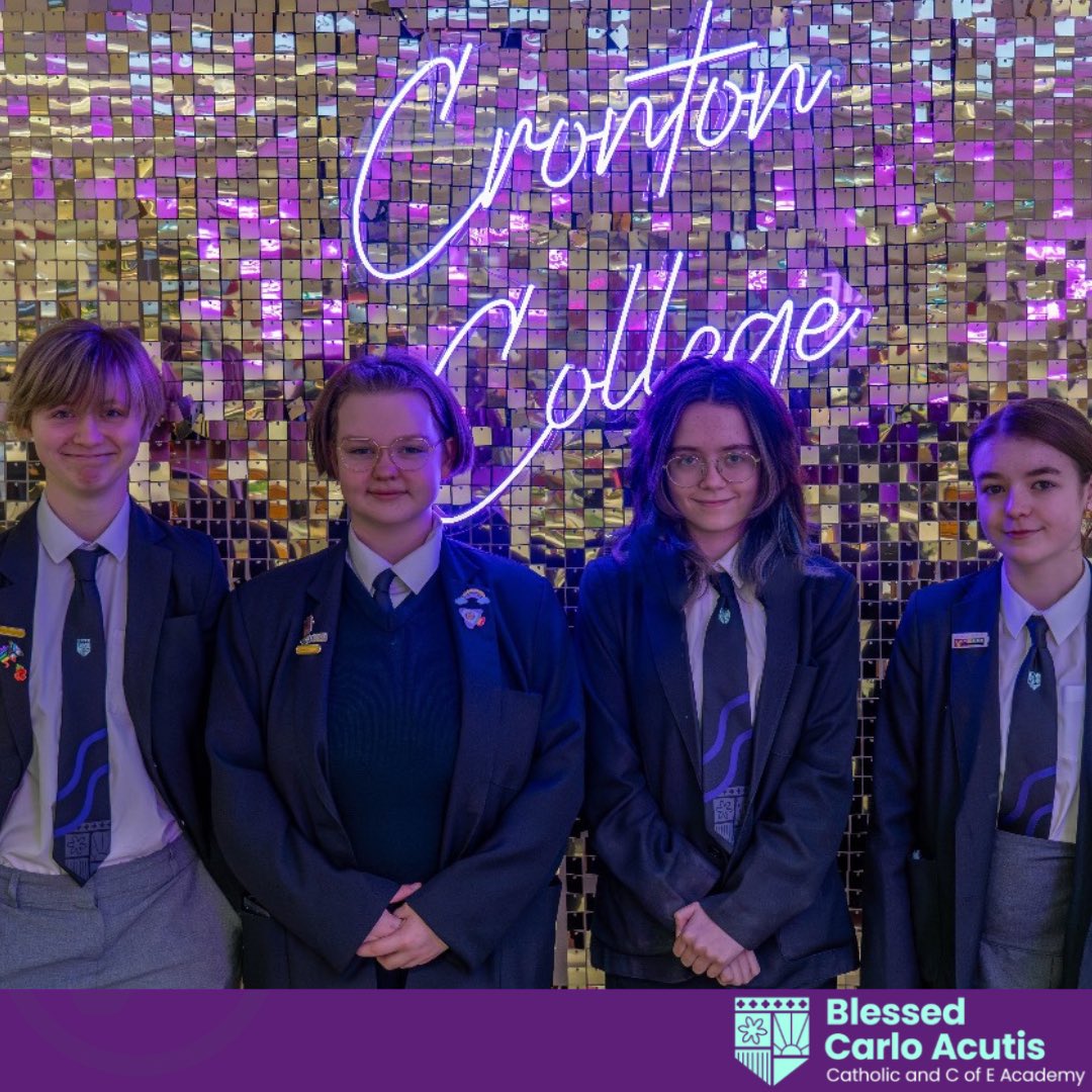 BlessedCarloA's tweet photo. Four of our fabulous year 10 students took part in the MOND trophy at @crontoncoll on Friday.
There were 15 schools, 29 teams and our incredible girls came 4th, competing in STEM challenges throughout the day.
Congratulations! 🏅 @StJosephCMAT
#perseverantia #respicio https://t.co/ZNFkEiG2ki