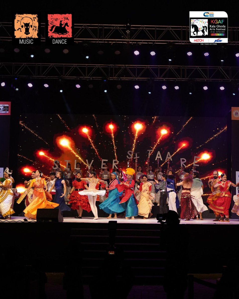 kgafest's tweet image. 25 dance styles, 60 phenomenal artists, and countless memories made! 

Silver Sitaare was a breathtaking celebration of the Kala Ghoda Arts Festival’s 25-year legacy, brought to life through rhythm, grace, and passion.

#KalaGhodaArtsFestival #KGAFXXV #kgaf #kgaf25 #crossmaidan