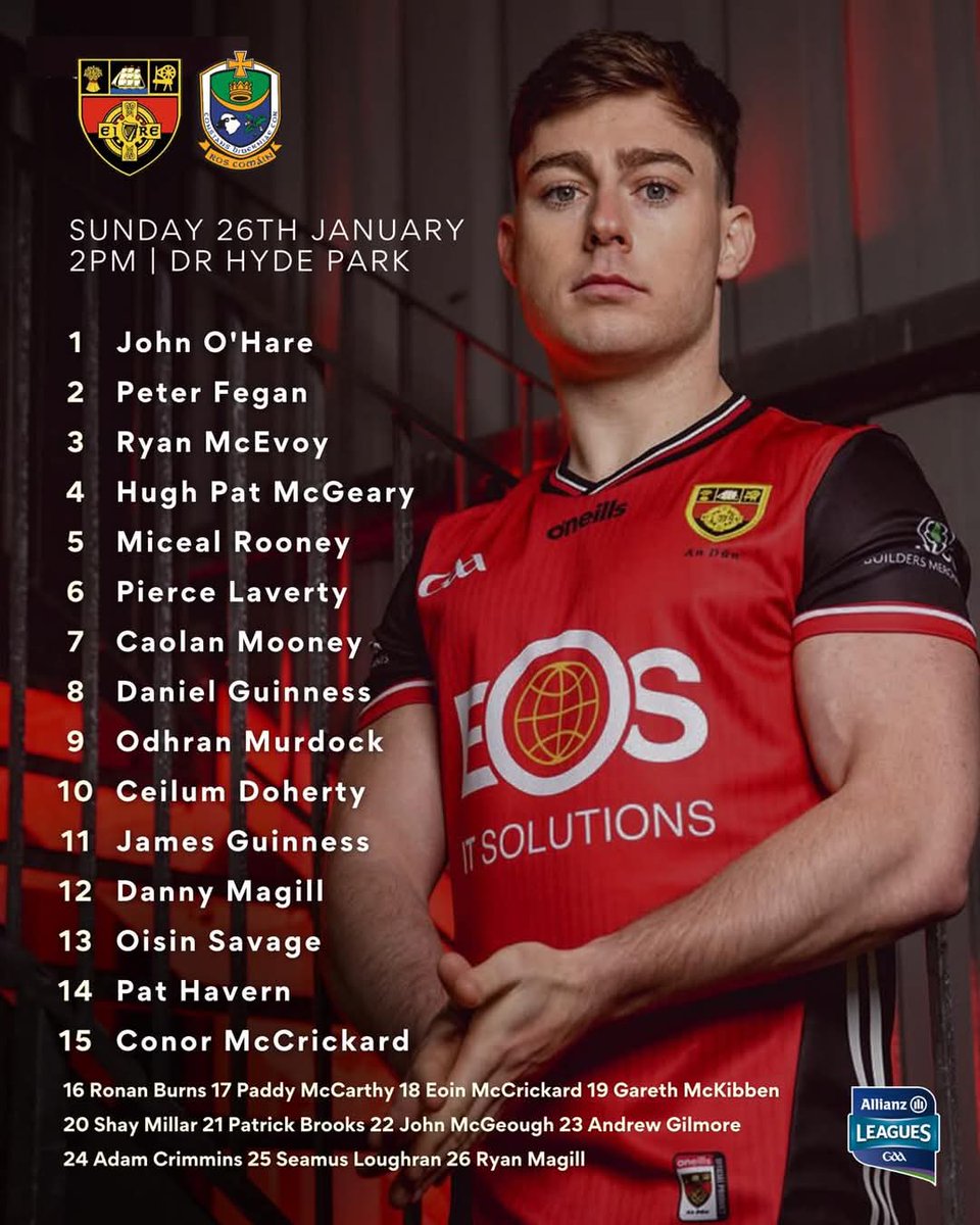 BurrenGAAOfficial (@burrengaa) on Twitter photo Go n-éirí leat to Peter Fegan, Ordhan Murdock, Paddy McCarthy, Danny and Ryan Magill as they take on Roscommon tomorrow in the opening round of the National League
➡️🤝🏼⬜️🟩🏐
<a href="/officialdowngaa/">Official Down GAA</a> Go n-éirí leat to Peter Fegan, Ordhan Murdock, Paddy McCarthy, Danny and Ryan Magill as they take on Roscommon tomorrow in the opening round of the National League
➡️🤝🏼⬜️🟩🏐
<a href="/officialdowngaa/">Official Down GAA</a>
