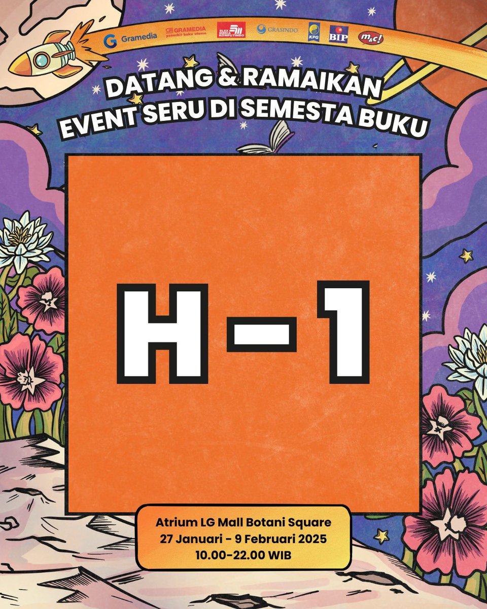 Yay siapa nii yang ya sabar?😊🫶🏻

#Gramedia #SemestaBuku #GramediaBogor #GramediaBotani