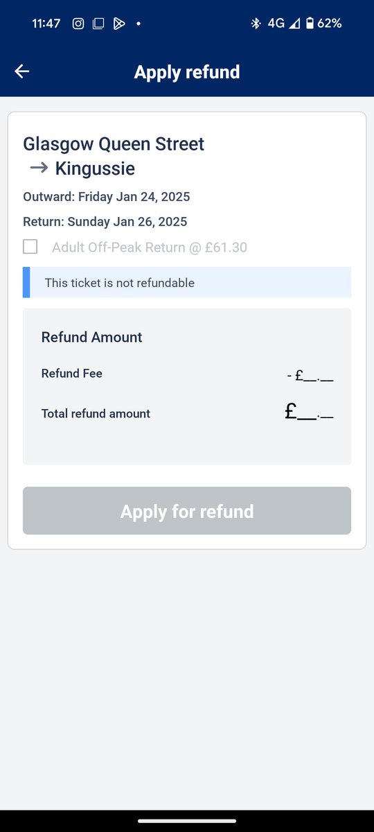 simonnwardd's tweet photo. @ScotRail can you please tell me why my tickets are Jon refundable even though both services were cancelled? https://t.co/0tjQx8h2te