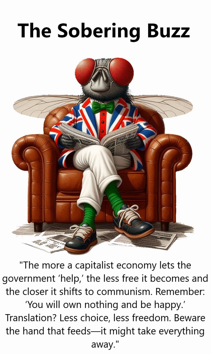 BarflyVoices's tweet image. The more a capitalist economy lets the government ‘help,’ the less free it becomes—and the closer it shifts to communism. ‘You will own nothing and be happy’ really means less choice, less freedom. That ‘free meal’? It’s not free. The cost will be EVERYTHING. #Freedom #ThinkSmart
